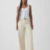 Curvy mid-rise ultrazachte baggy Jeans