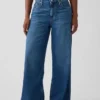 Curvy mid-rise ultrazachte baggy Jeans