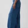 Curvy mid-rise ultrazachte baggy Jeans