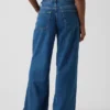 Curvy mid-rise ultrazachte baggy Jeans