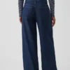 Curvy mid-rise ultrazachte baggy Jeans