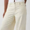 Curvy mid-rise ultrazachte baggy Jeans