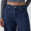 Curvy mid-rise ultrazachte baggy Jeans