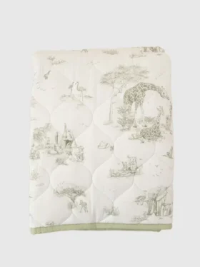 De gewatteerde speelmat ‘Safari Toile’ van The Gilded Bird