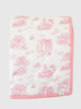 De Gilded Bird Spring Toile gewatteerde speelmat