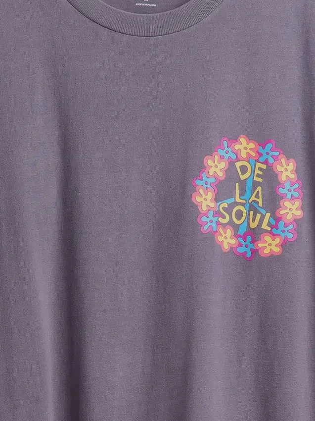 De La Soul T-shirt met print in relaxte pasvorm