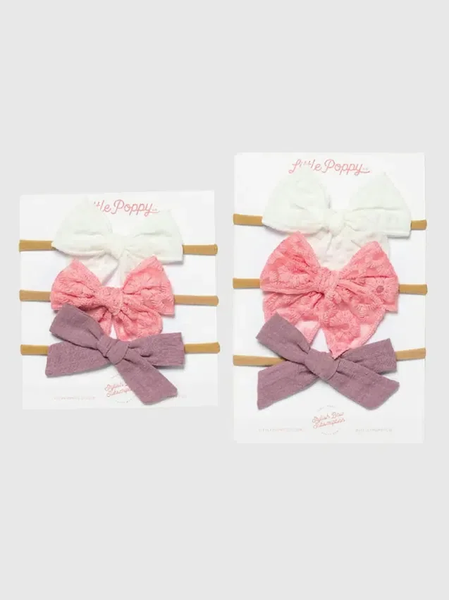 De Marilyn-hoofdband met strik-set