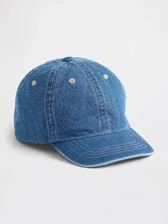 Denim-baseballpet voor kinderen