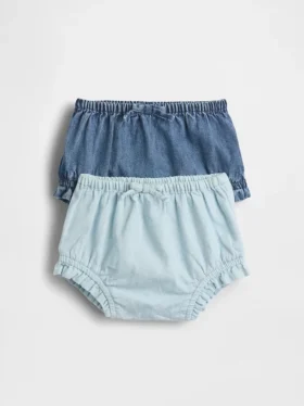 Denim bloomers voor baby’s (2-pack)
