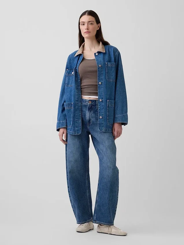 Denim boerenjas