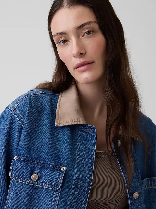 Denim boerenjas