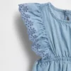 Denim-boxpakje met oogjes voor baby’s