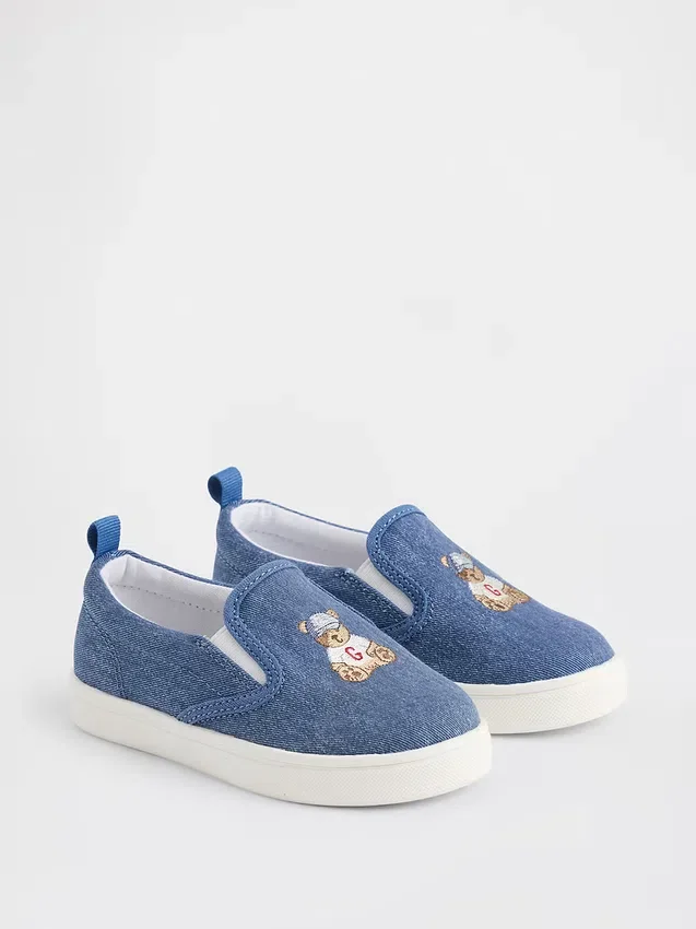Denim Brannan Bear instapsneakers voor peuters