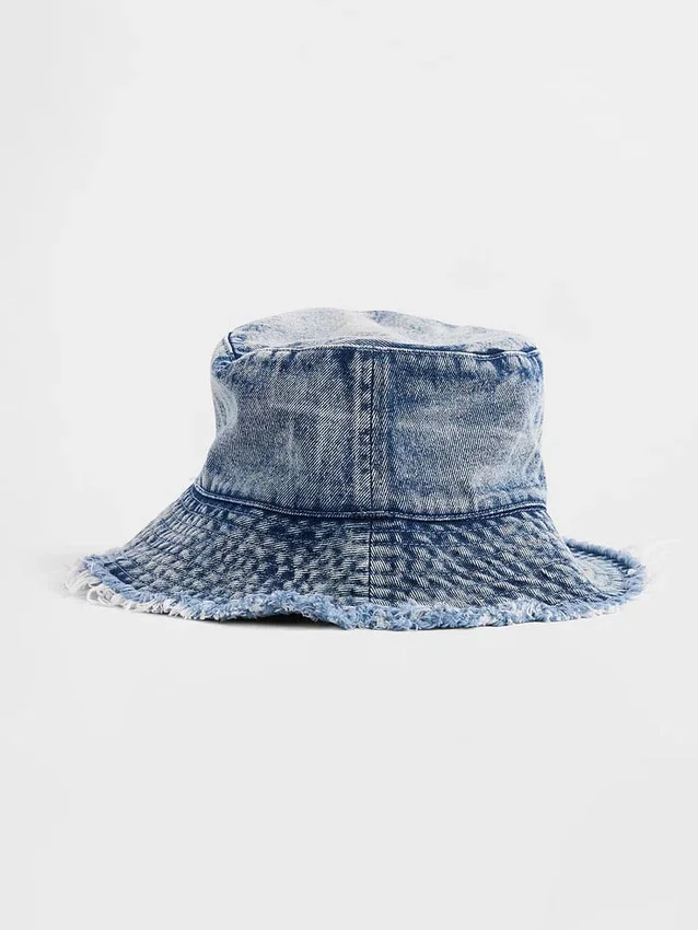 Denim buckethoed voor kinderen