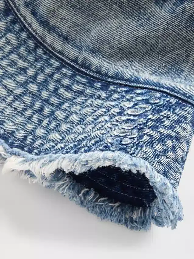 Denim buckethoed voor kinderen