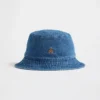Denim buckethoed voor peuters met Brannan Bear