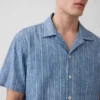 Denim Dobby-resortoverhemd