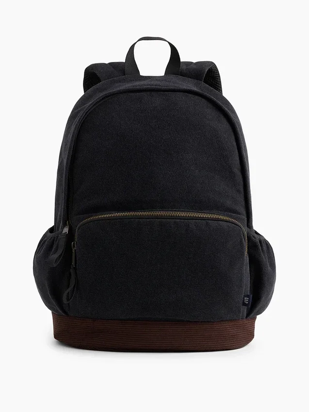 Denim- en corduroy-rugzak voor kinderen