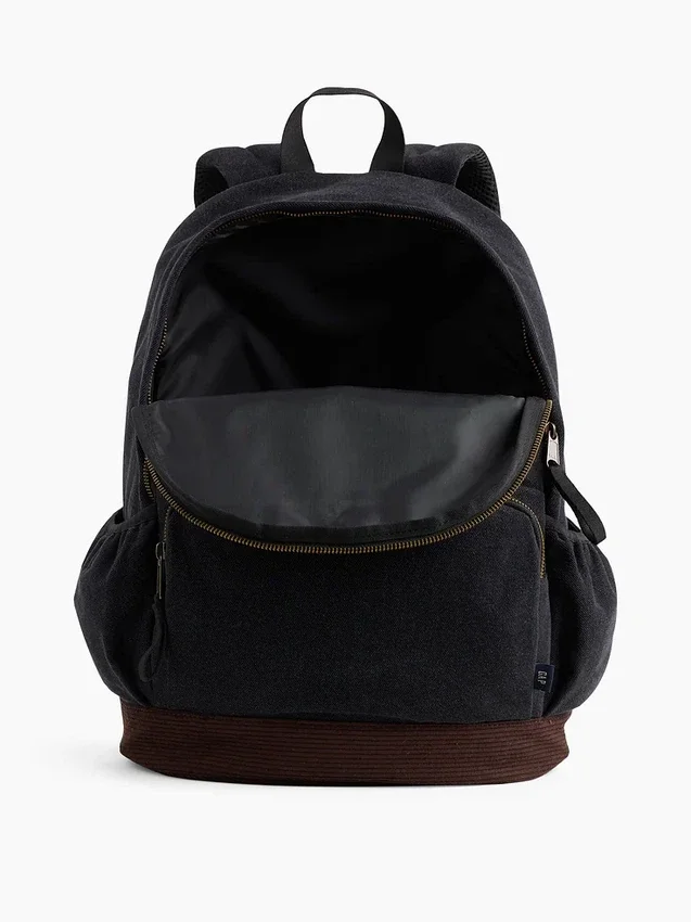 Denim- en corduroy-rugzak voor kinderen