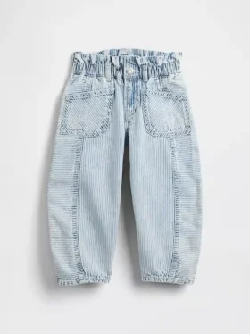 Denim gestreepte Horseshoe-Jeans voor Baby & Peuter