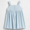Denim jurk met strik voor Baby & Peuter
