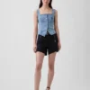 Denim korset-top