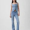 Denim korset-top