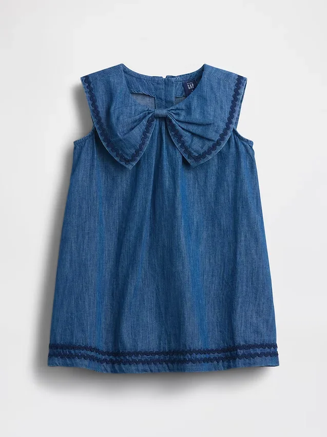 Denim matrozenjurk voor Baby & Peuter