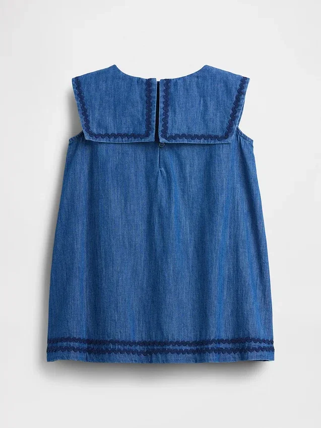Denim matrozenjurk voor Baby & Peuter