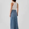 Denim maxi-rok