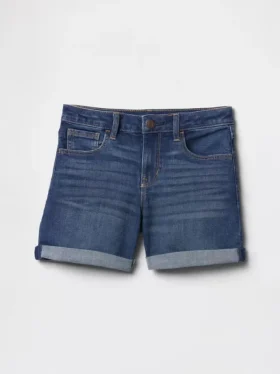 Denim midishorts voor kinderen