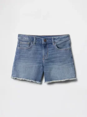 Denim midishorts voor kinderen