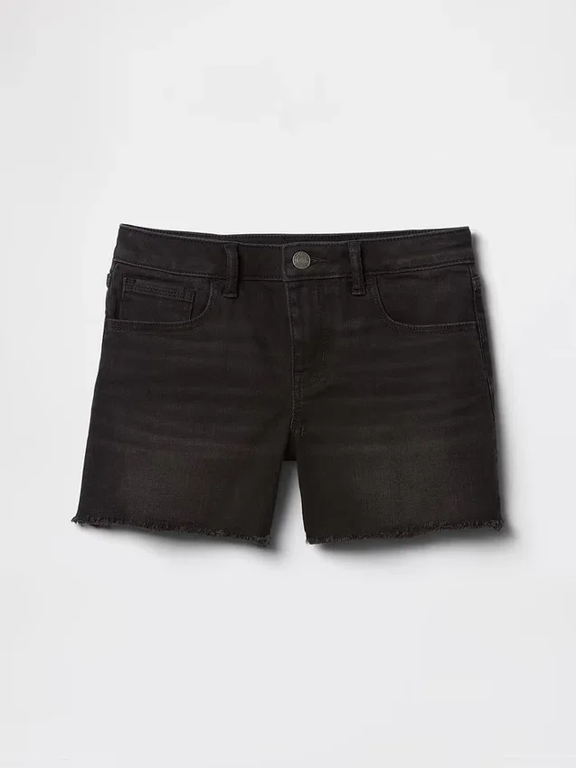 Denim midishorts voor kinderen