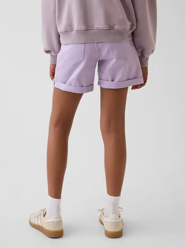 Denim midishorts voor kinderen
