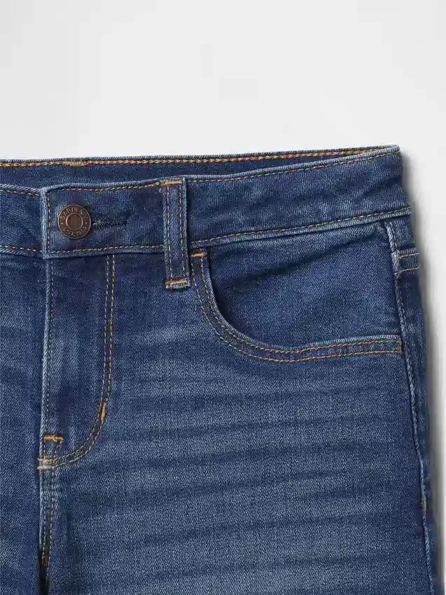 Denim midishorts voor kinderen