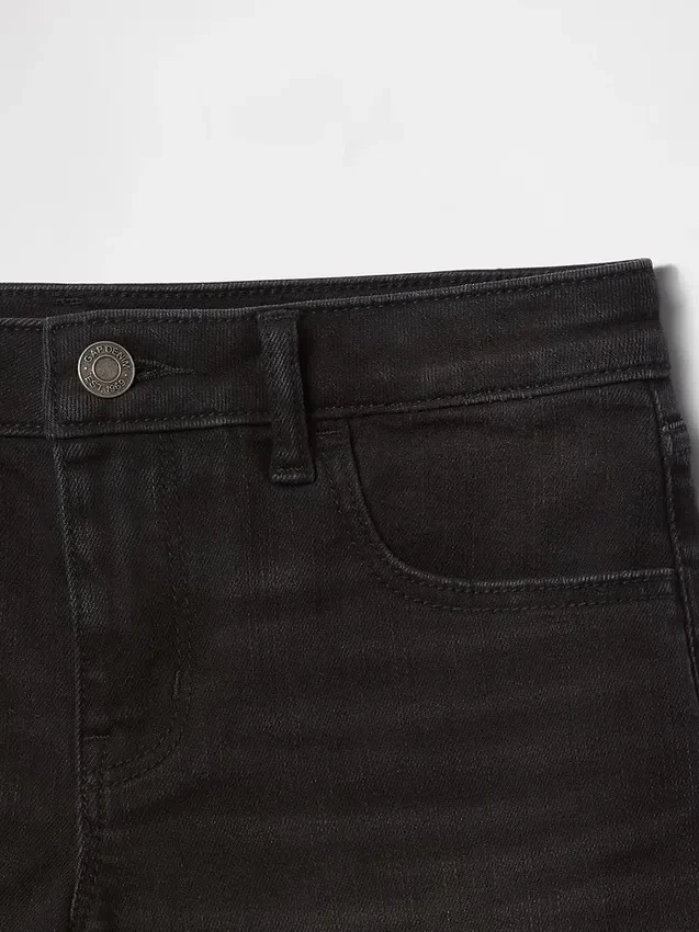 Denim midishorts voor kinderen