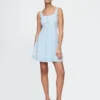 Denim mini-jurk
