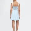 Denim mini-jurk