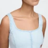 Denim mini-jurk