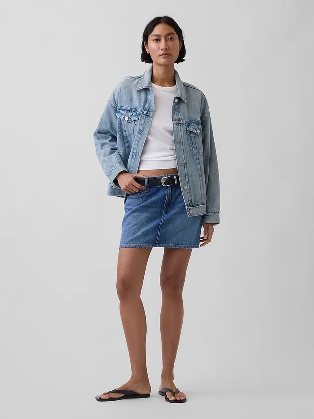 Denim minirok