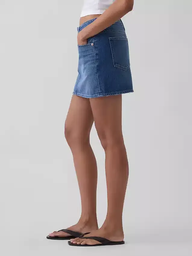 Denim minirok