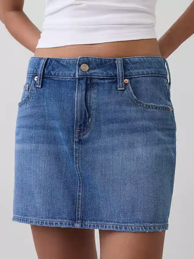 Denim minirok