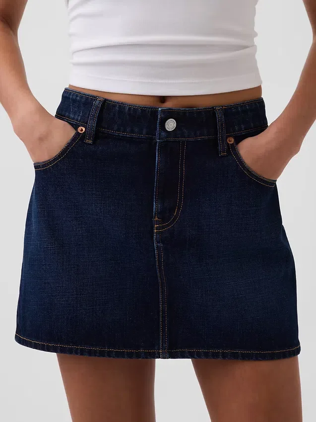 Denim minirok