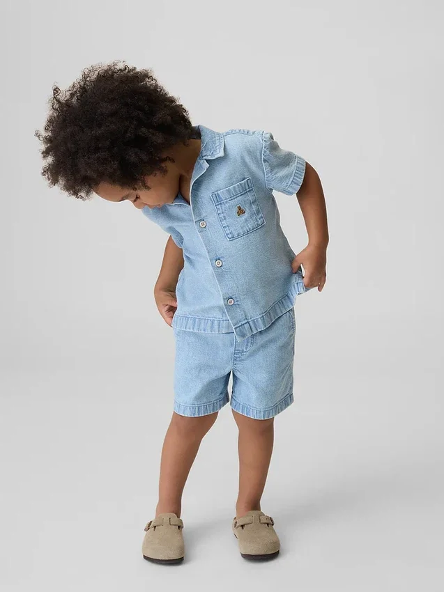 Denim-outfitset voor Baby & Peuter