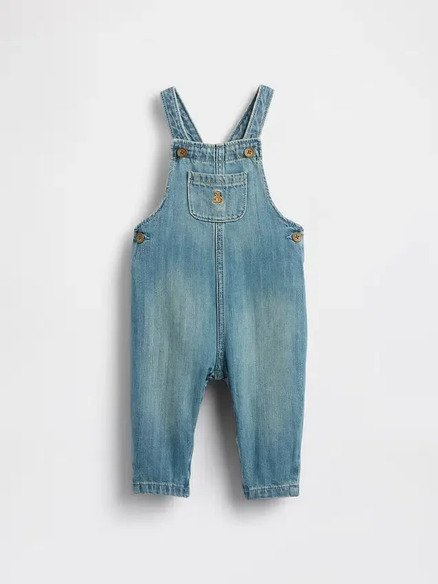 Denim-overall voor baby’s