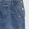 Denim overgooierjurk voor kinderen