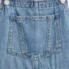 Denim overgooierjurk voor kinderen