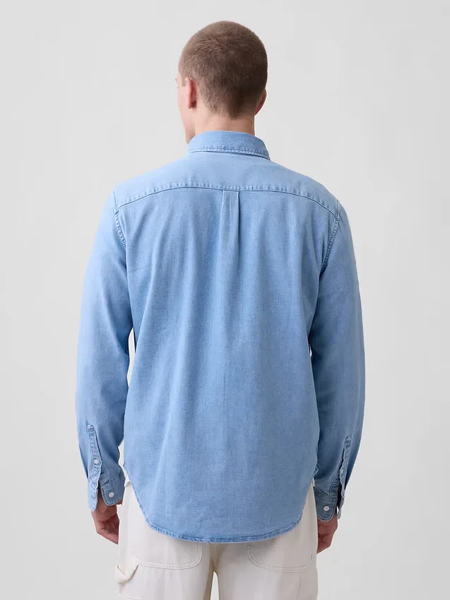 Denim overhemd