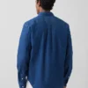 Denim overhemd met zakken