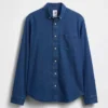 Denim overhemd met zakken